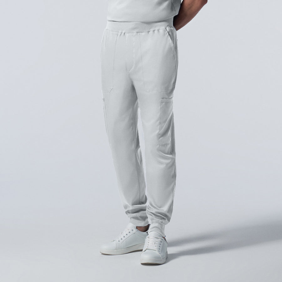 ProFlex LB407 Men's Jogger Scrub Pants White Image