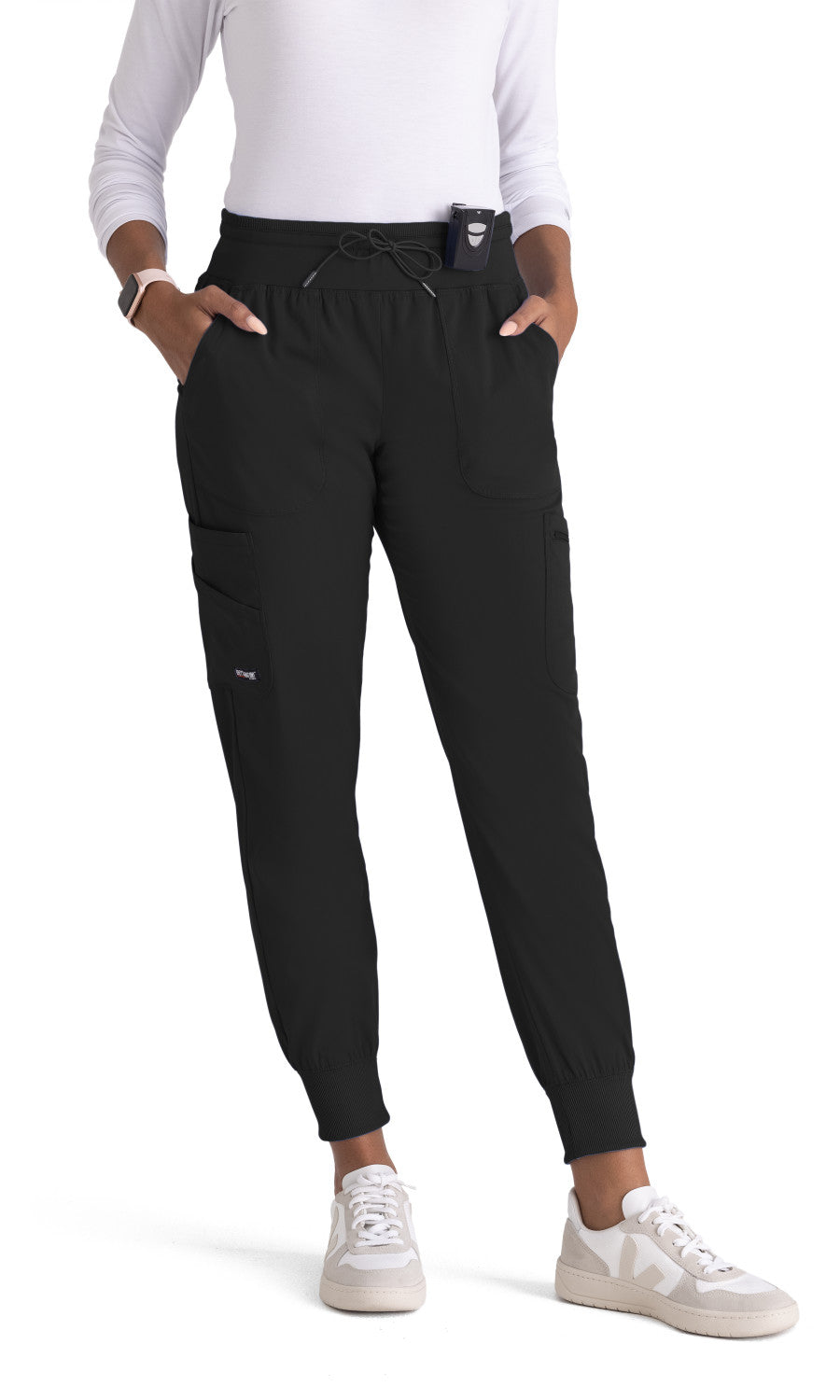 Grey's Anatomy Stretch GRSP527 Carly Jogger Black