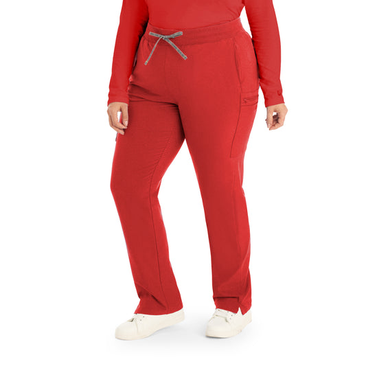 Forward LB400 Women's Cargo Scrub Pants Red Image