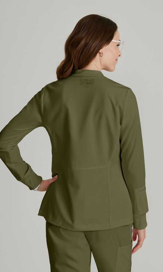 Barco Unify BUW884 Team Scrub Jacket Olive