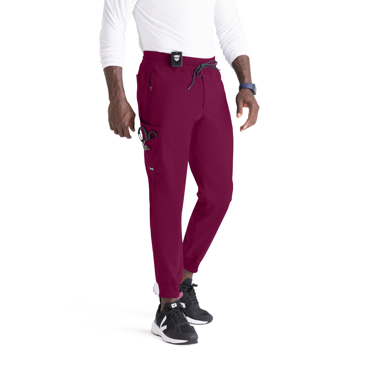 Greys Anatomy Stretch GRSP550 Murphy Jogger Wine