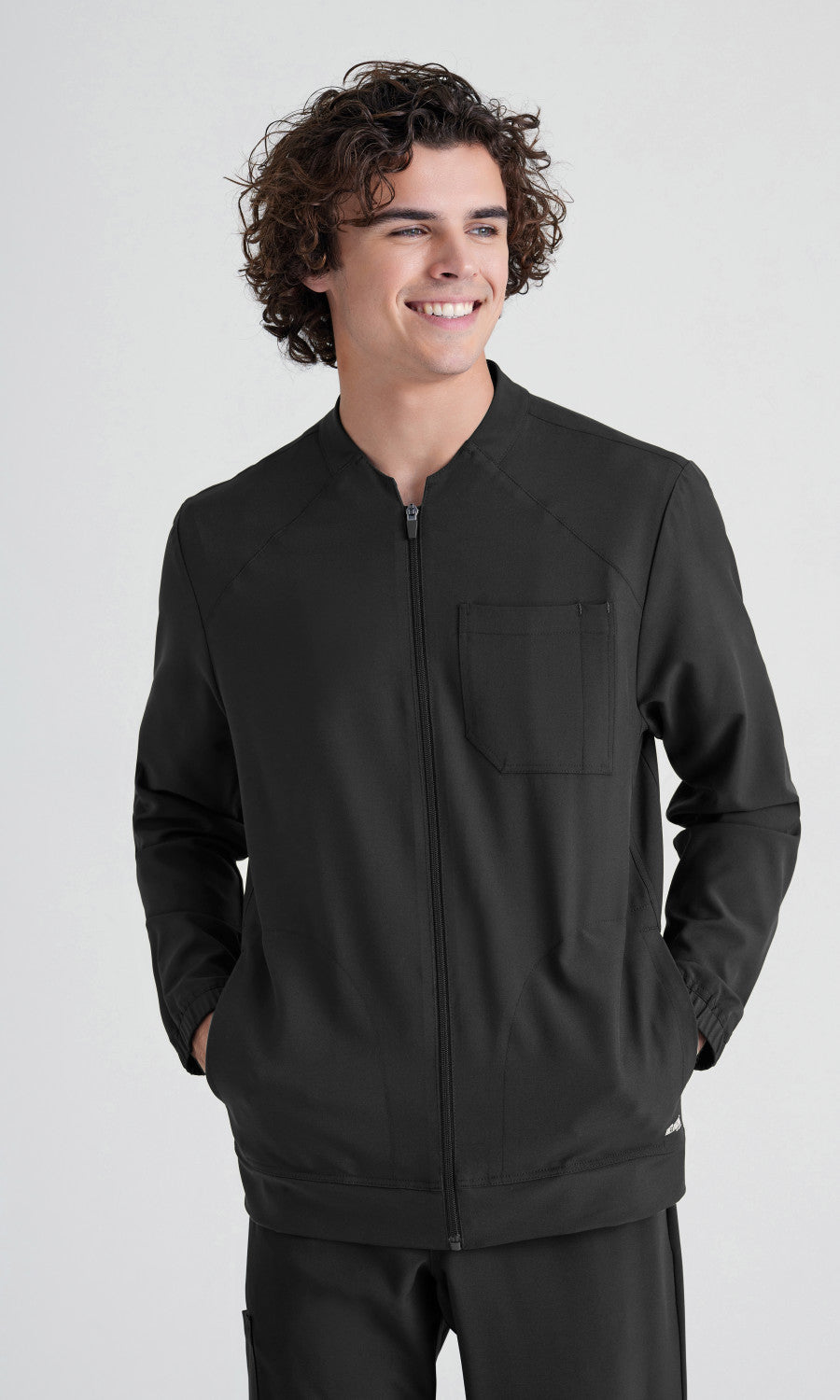 Cleveland Clinic Grey's Anatomy Evolve GSSW887 Cycle Scrub Jacket Black