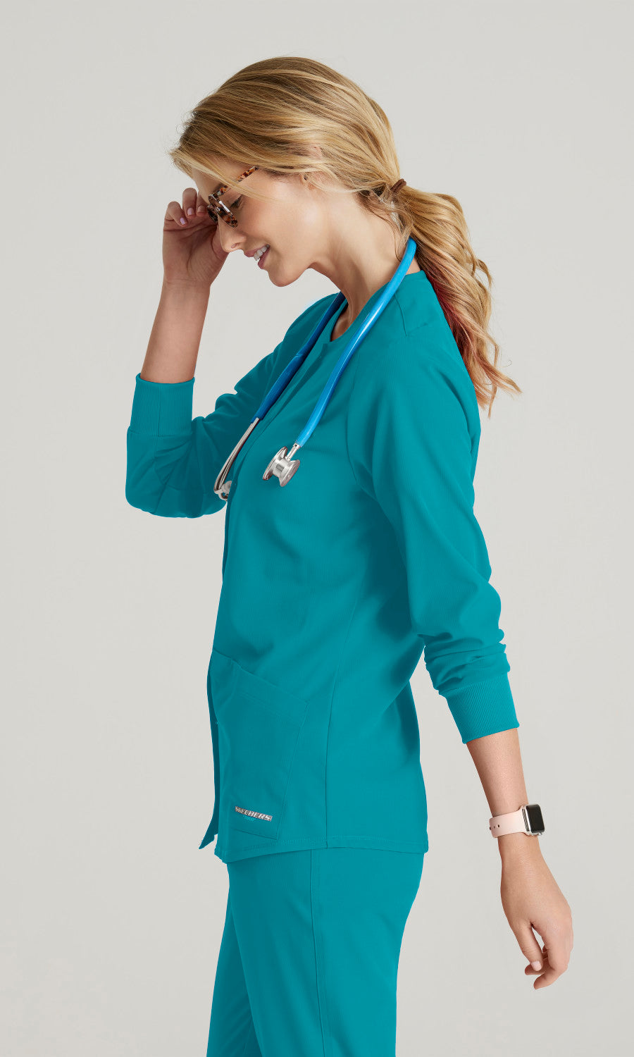 Skechers SK401 Stability Scrub Jacket Teal