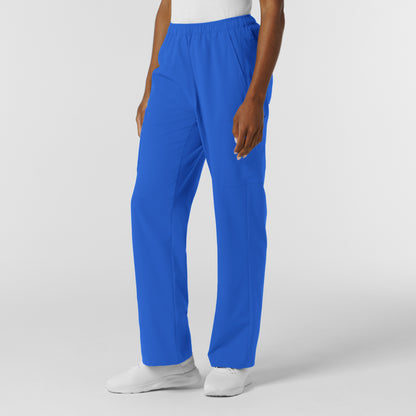 NURTUR 5180 Women's Straight Leg Cargo Scrub Pants Royal