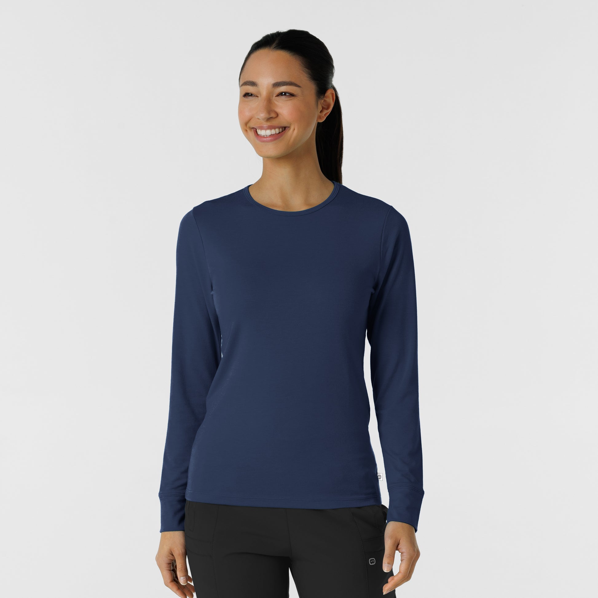 Layers 2189 Women's Essential Layer Long Sleeve Navy