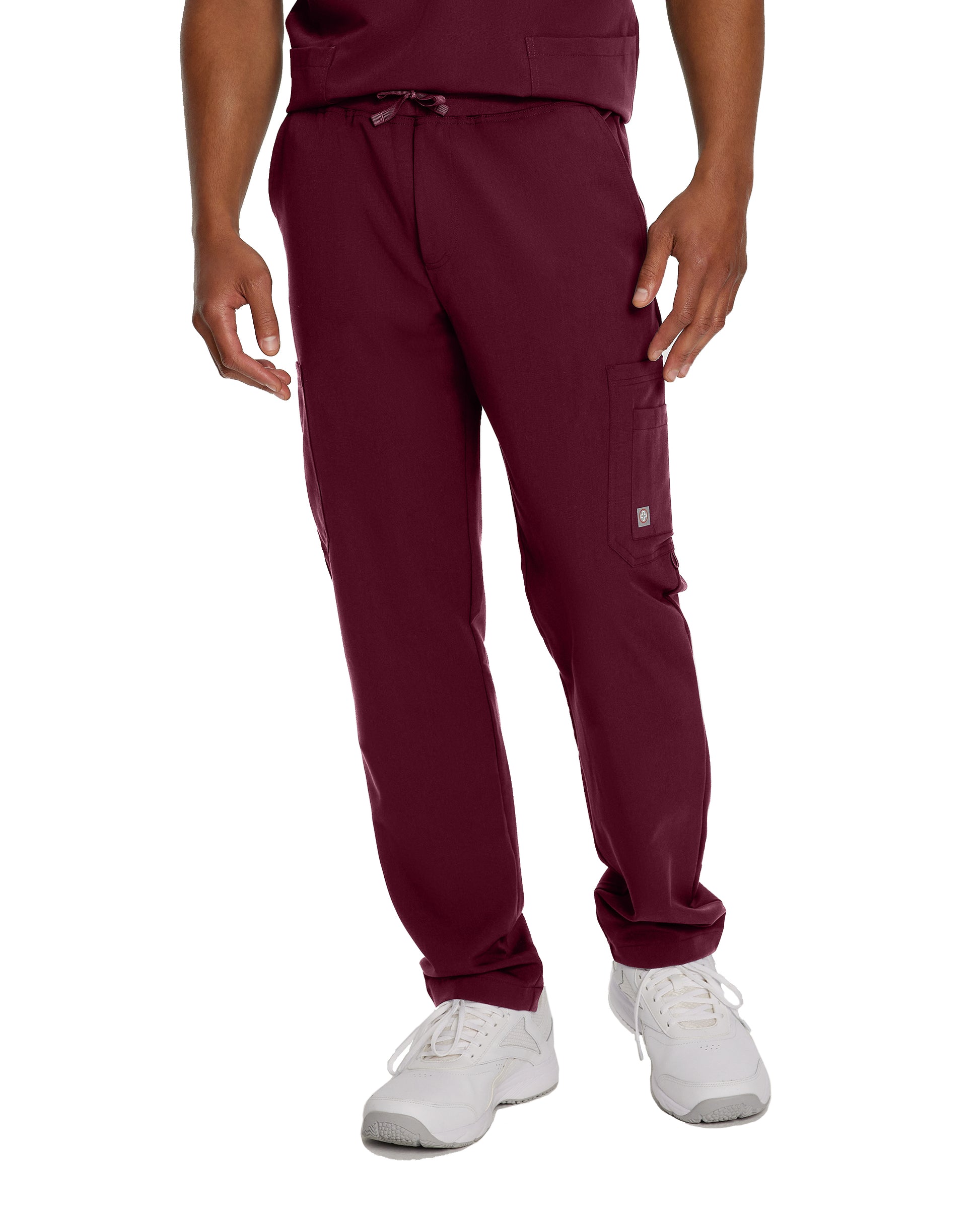 V-Tess 227 Men's Cargo Scrub Pants Wine Image