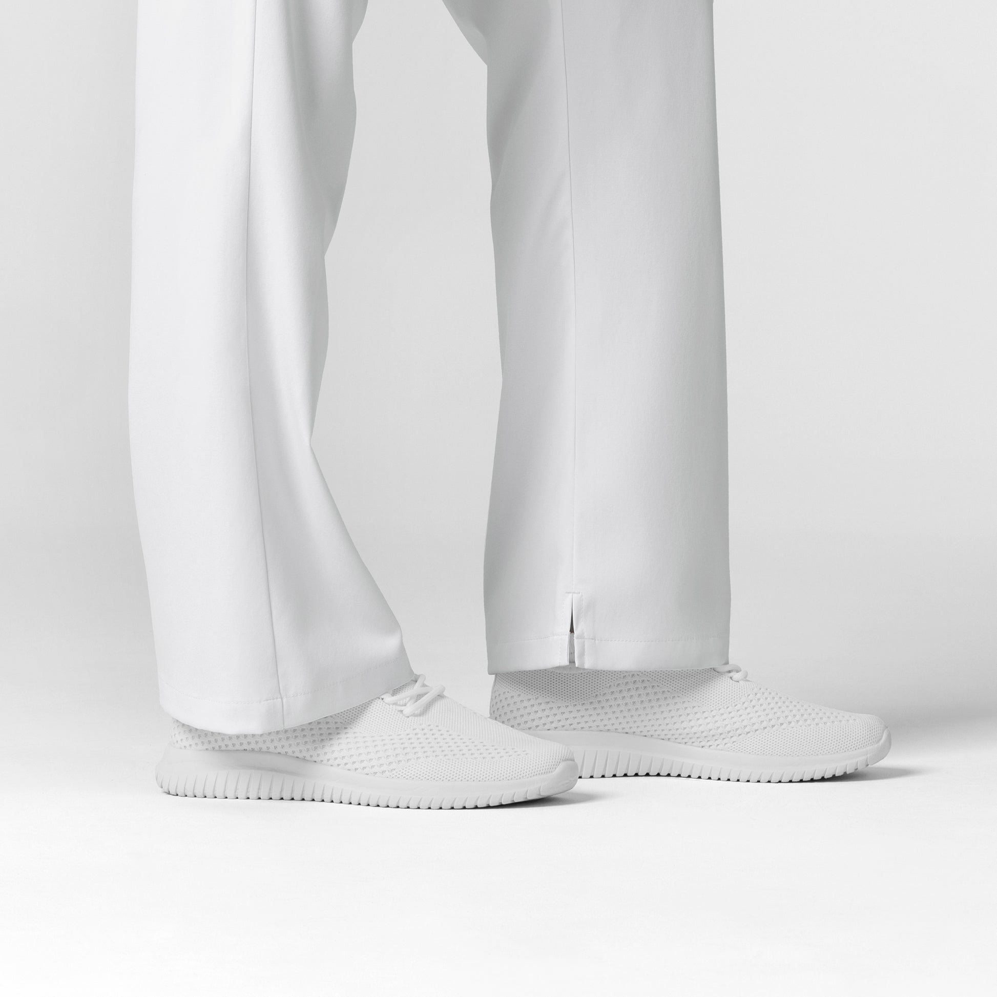 Boundless 5251 Bootcut Scrub Pants White Model Image Alternate | Wink