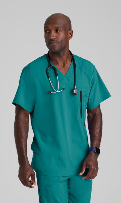 Barco One 0115 Amplify Scrub Top Teal