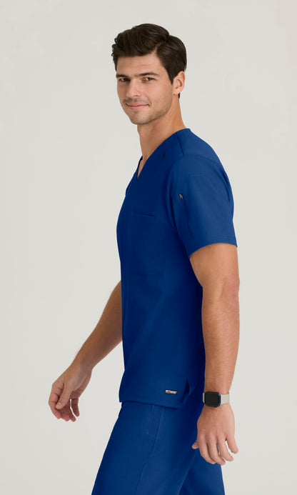 Grey's Anatomy Stretch GRST079 Murphy Scrub Top Galaxy