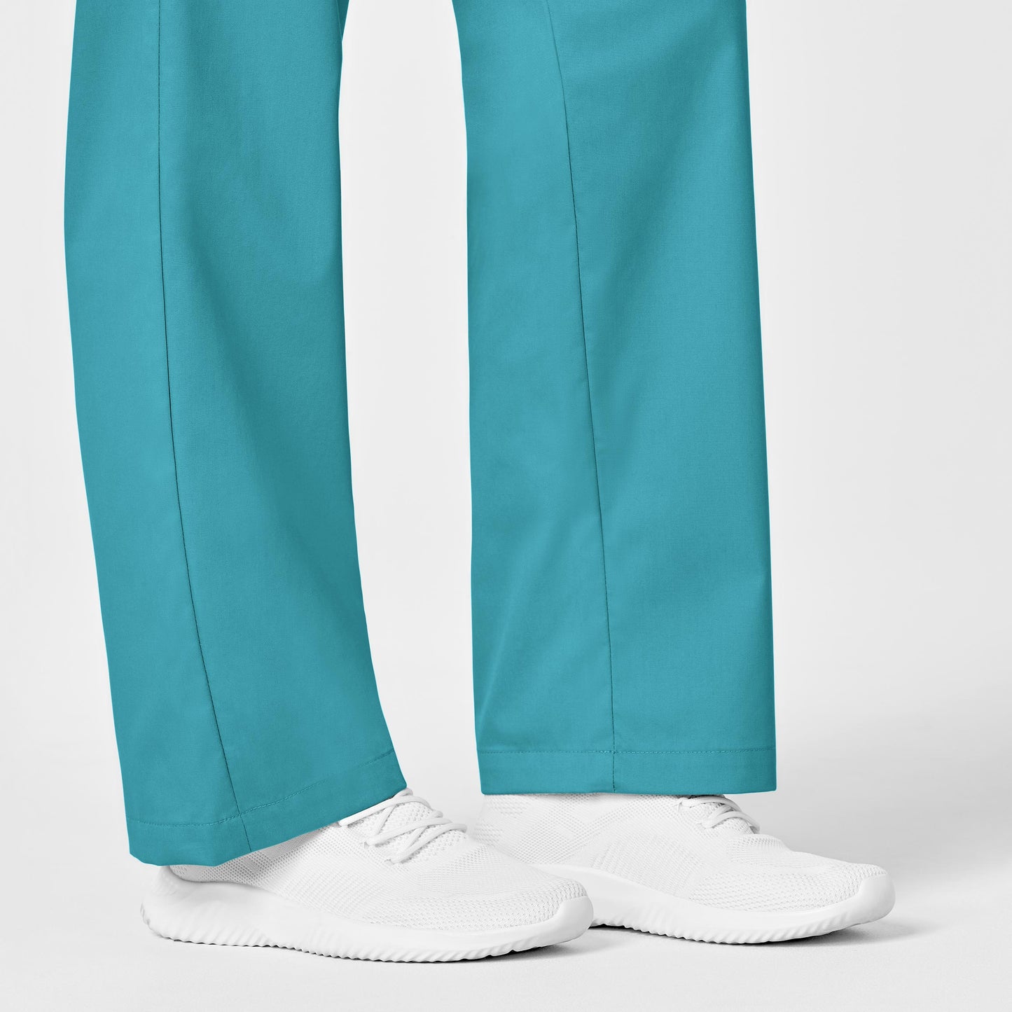 WonderWonderWORK 501 Pull-On Cargo Scrub Pant Teal Blue Model Image Alternate | Wink