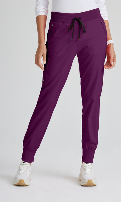 Grey's Anatomy Stretch GRSP537 Eden Jogger Wine