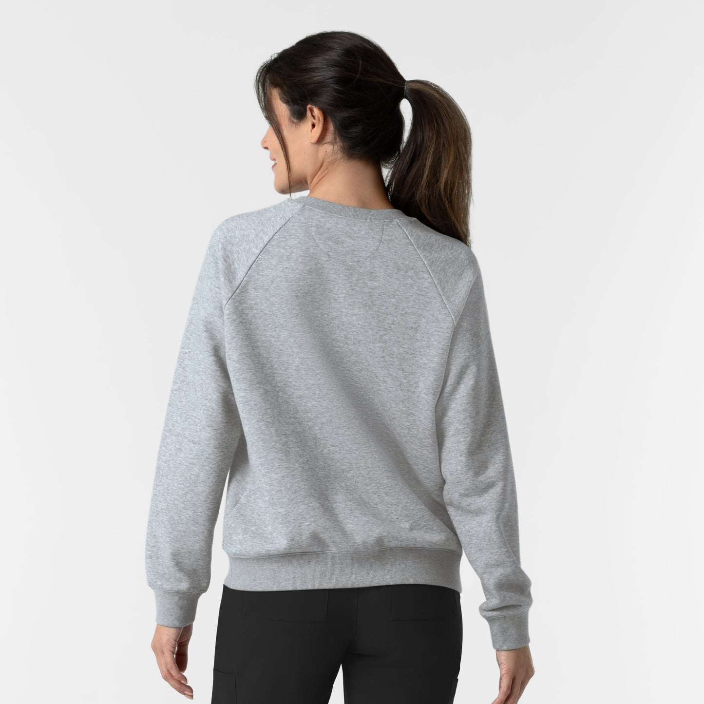 Layers 2169 Women's Pullover Sweatshirt Grey Heather