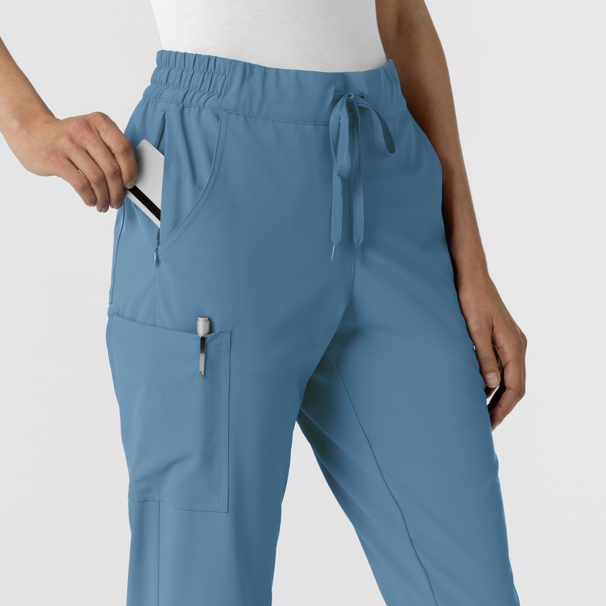 RENEW 5934 Women's Jogger Scrub Pants Pacific Blue