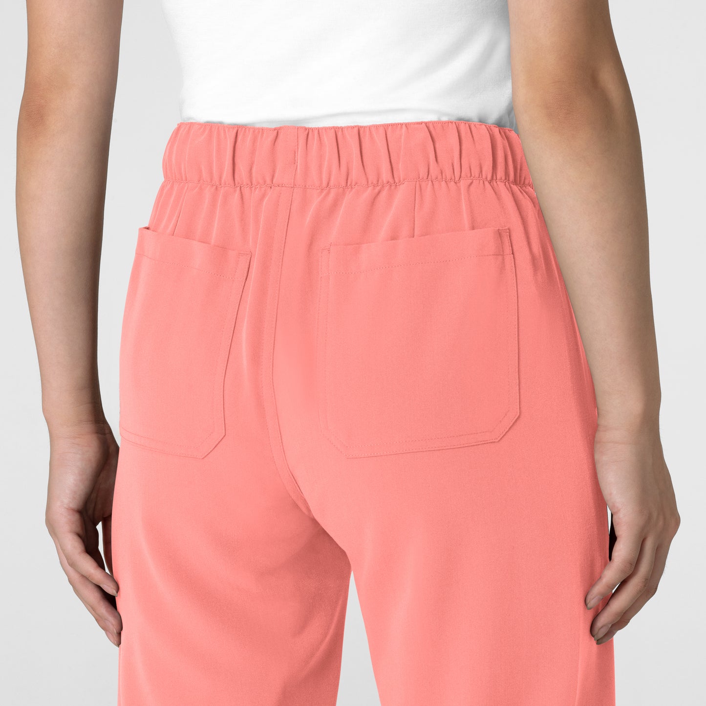 Nova 5232 Women's Stovepipe High-Low Hem Scrub Pants Paradise Pink