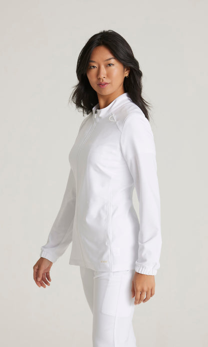 Grey's Anatomy Evolve GSSW886 Virtue Scrub Jacket White