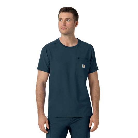 Force Cross-Flex C16510 Men's Crew Neck Scrub Top Navy