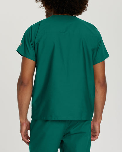 Scrub Zone LT102 Unisex V Neck Scrub Top Hunter Image