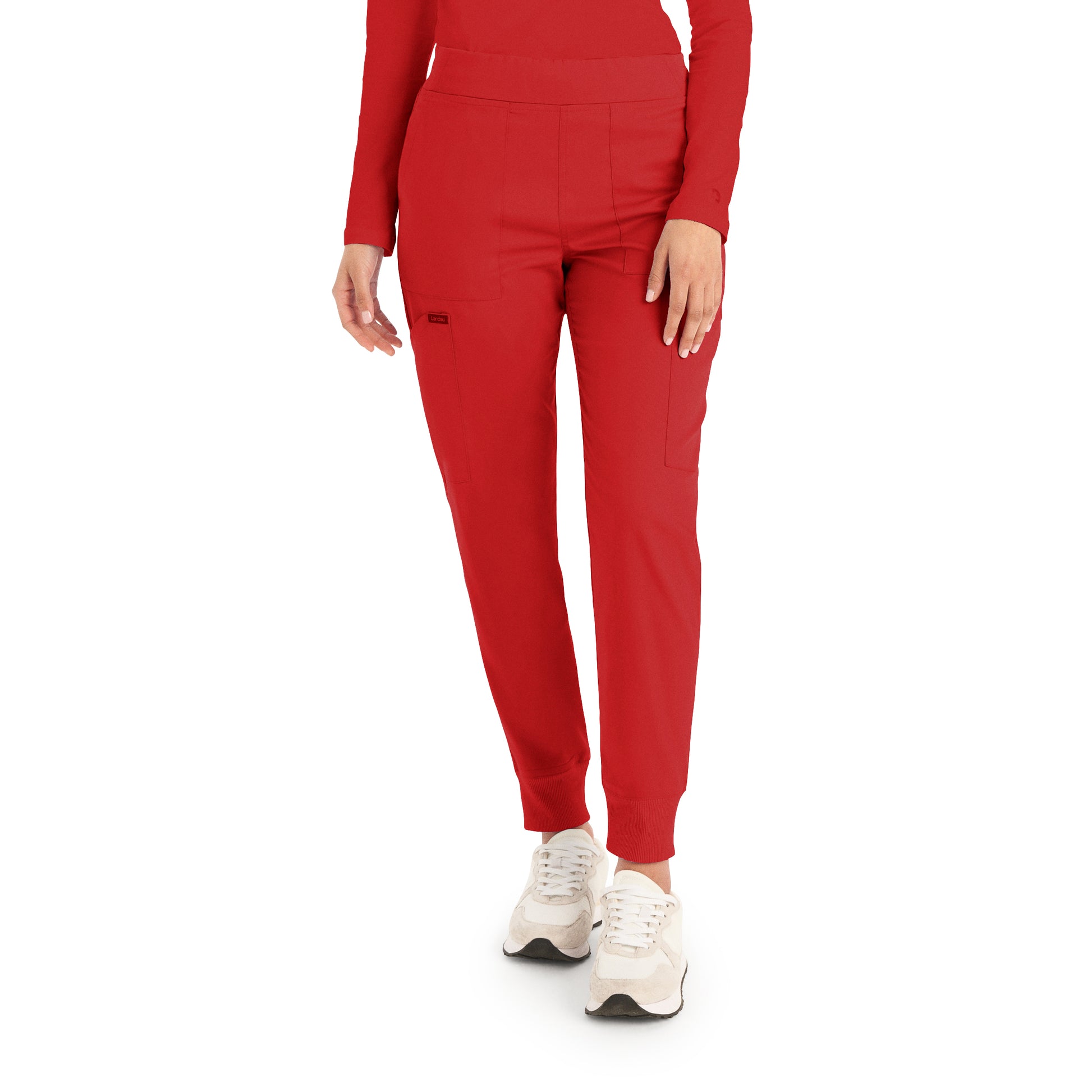 ProFlex LB406 Women's Jogger Scrub Pants True Red Image