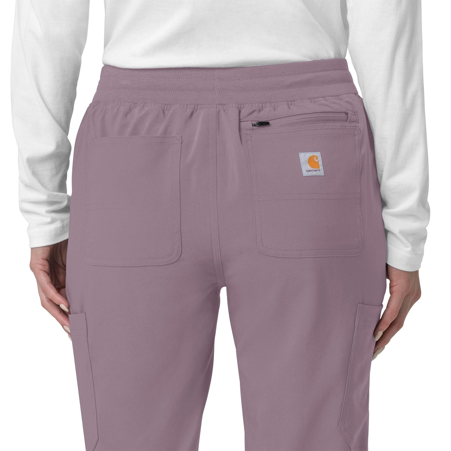 Force Cross-Flex C53110 Cargo Jogger Scrub Pants Lavender Mist Model Image Alternate | Carhartt