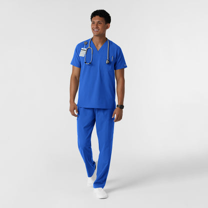 NURTUR 5380 Men's Straight Leg Cargo Scrub Pants Royal