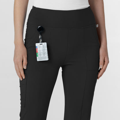 RENEW 5534 Cargo Flare Scrub Pants Black Model Image Alternate | Wink