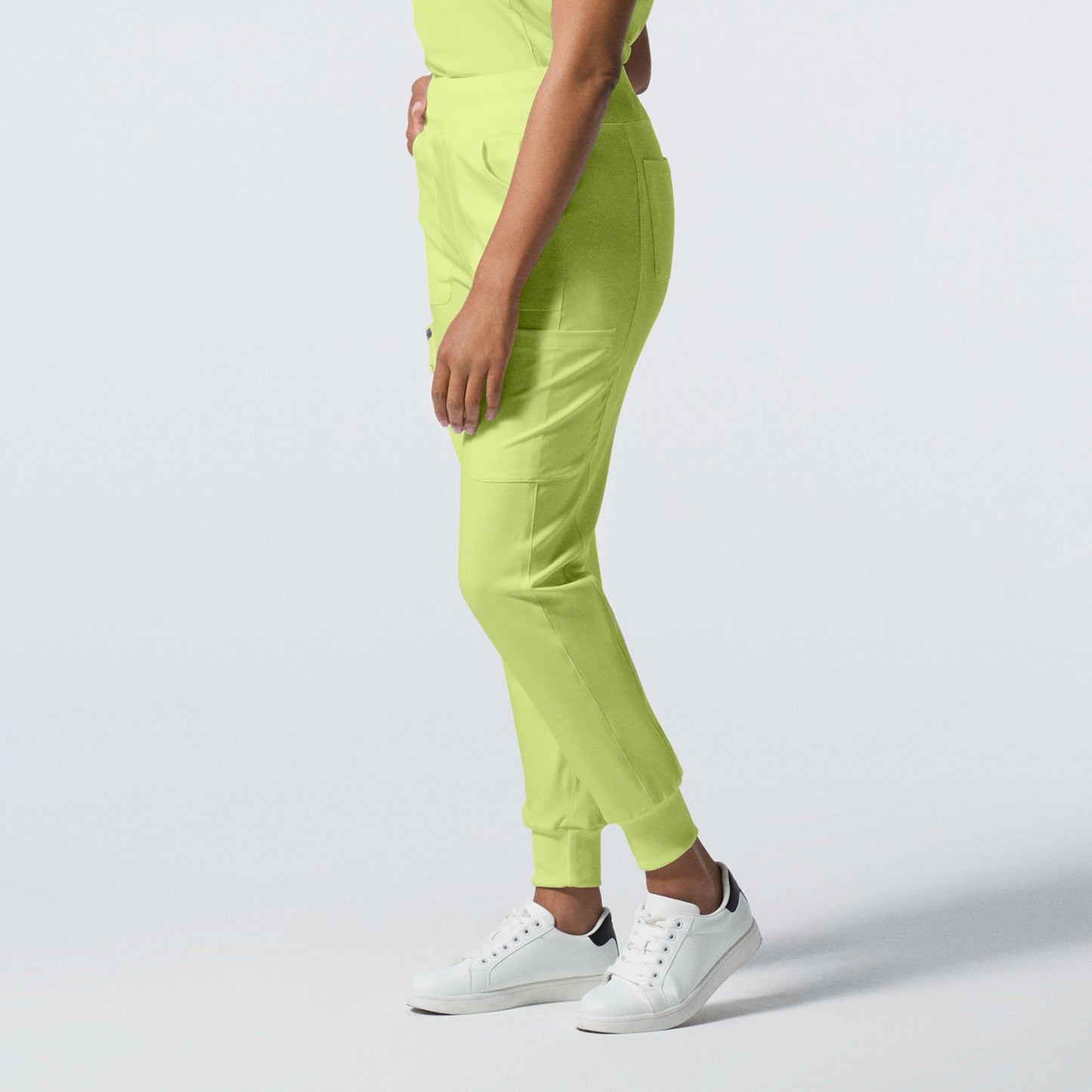 Forward LB401 Women's Jogger Scrub Pants Citron Image