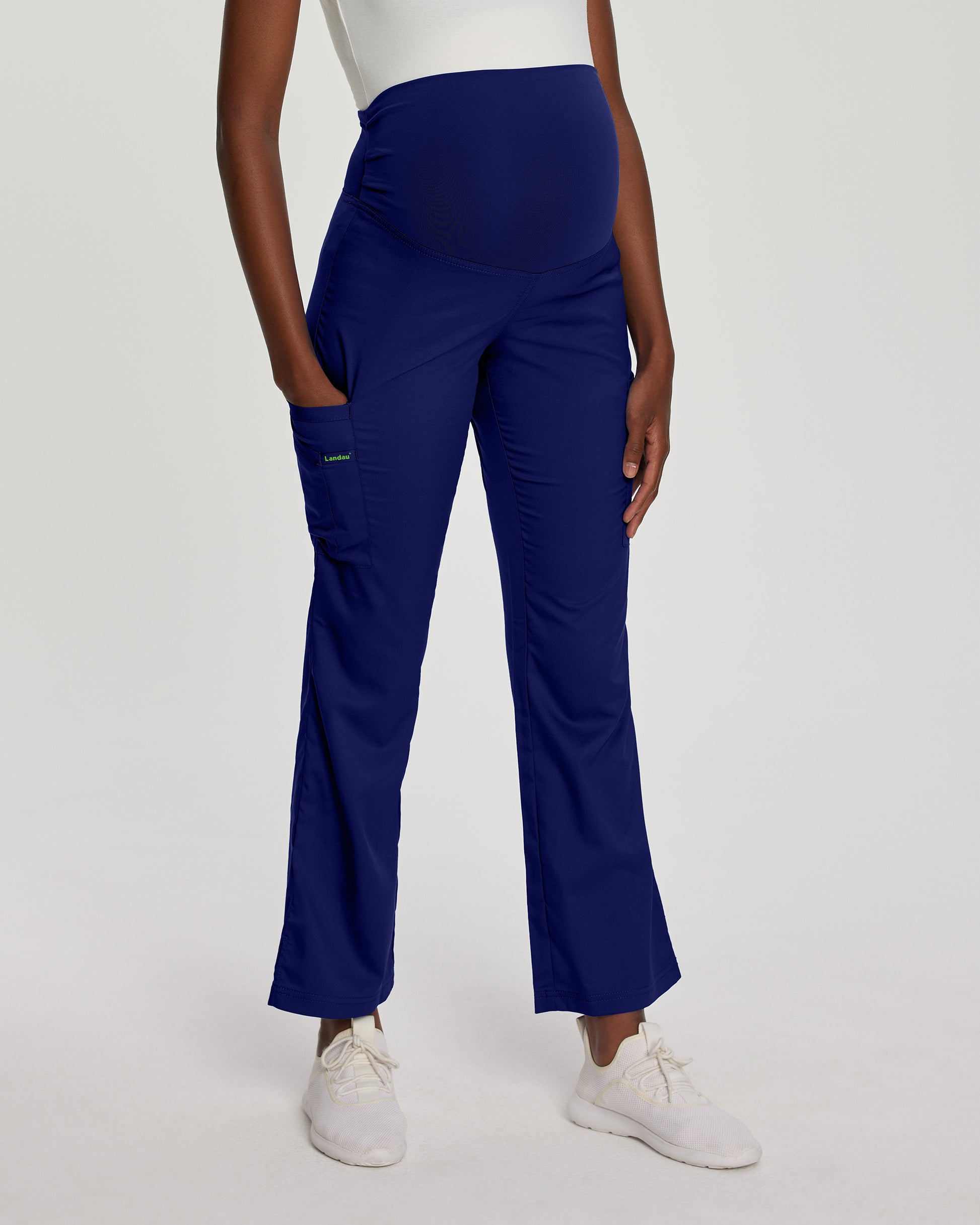 ProFlex 2399 Women's Maternity Scrub Pants True Navy Image