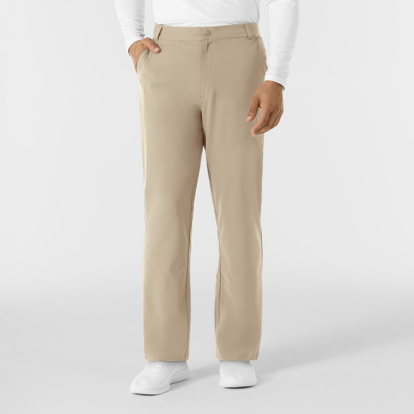 NURTUR 5580 Men’s Scrub Chino Pants Stone