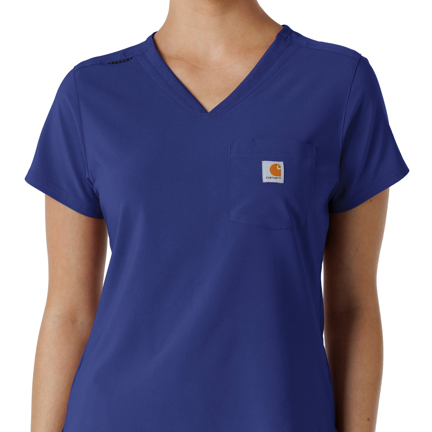Force Cross-Flex C13410 Women's Tuck-In Scrub Top Galaxy Blue