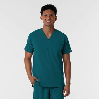 NURTUR 6380 Men's V-Neck Scrub Top Caribbean