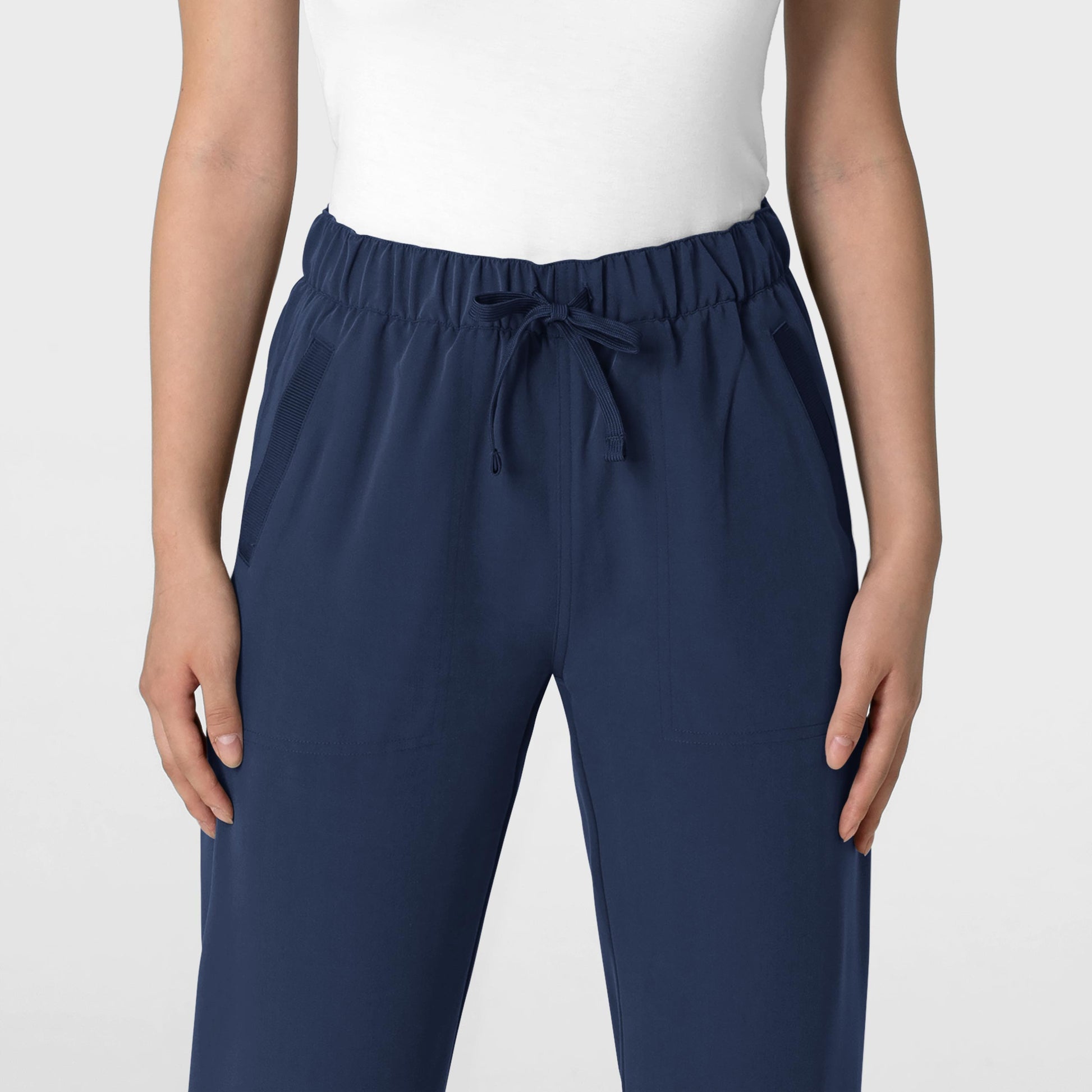 Nova 5232 Stovepipe High-Low Hem Scrub Pant Navy Model Image Alternate | Wink