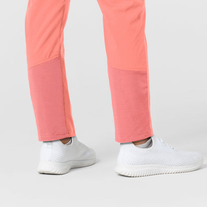 W123 5045 Women's Flex-n-Reach Track Scrub Pants Paradise Pink