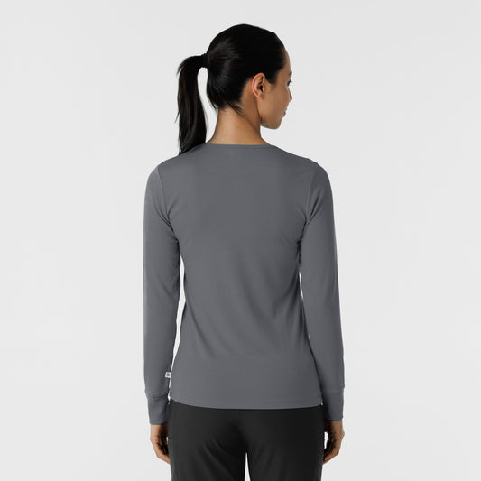 Layers 2189 Women's Essential Layer Long Sleeve Pewter