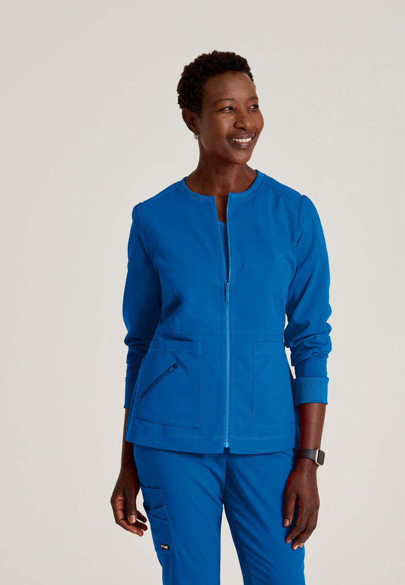 Greys Anatomy Stretch GRSW017 Millie Jacket New Royal