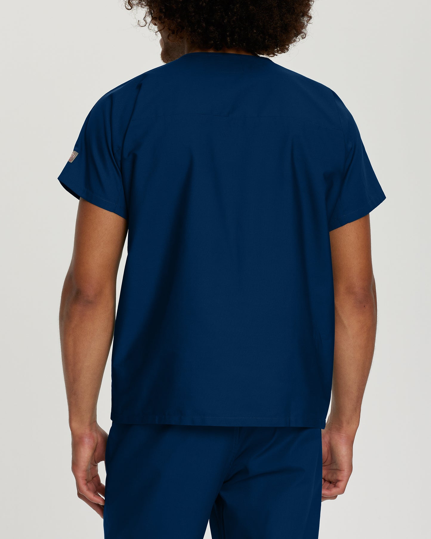 Scrub Zone LT102 Unisex V Neck Scrub Top Navy Image