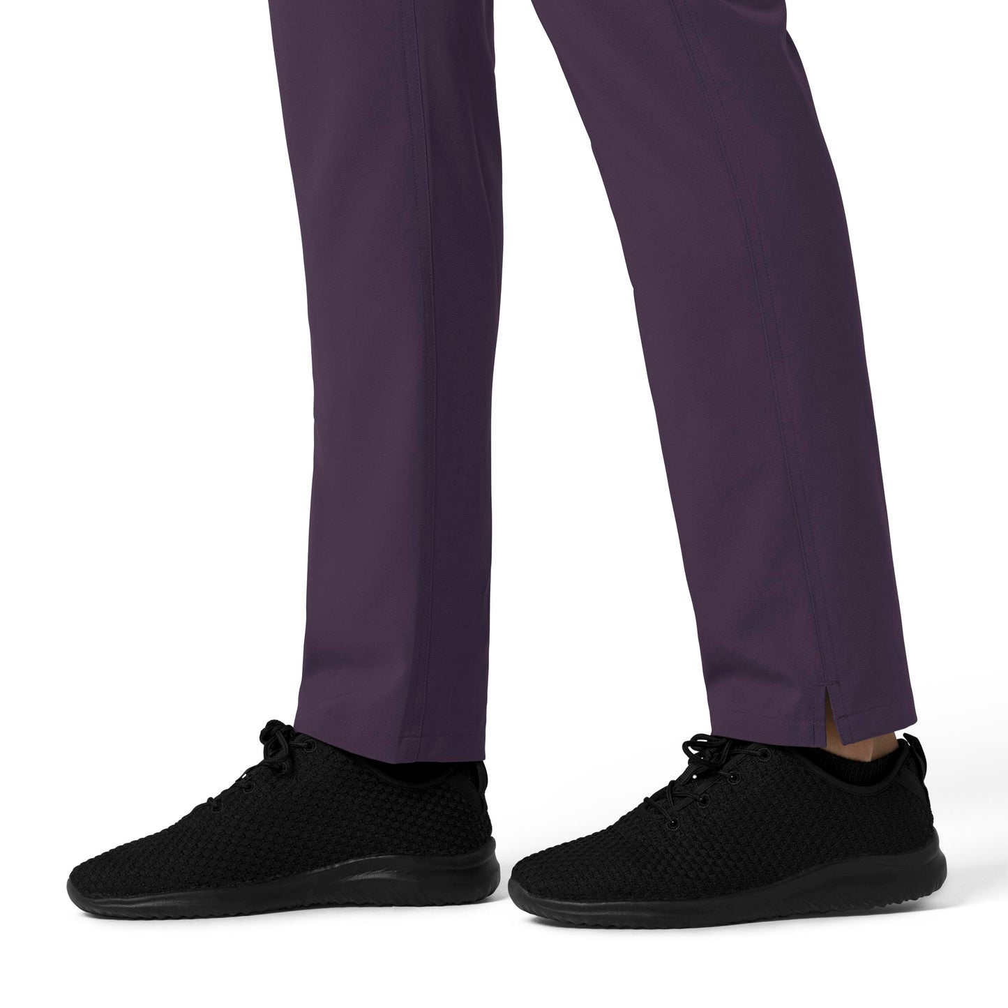 Force Cross-Flex C53210 Straight Leg Cargo Scrub Pants Black Plum Model Image Alternate | Carhartt