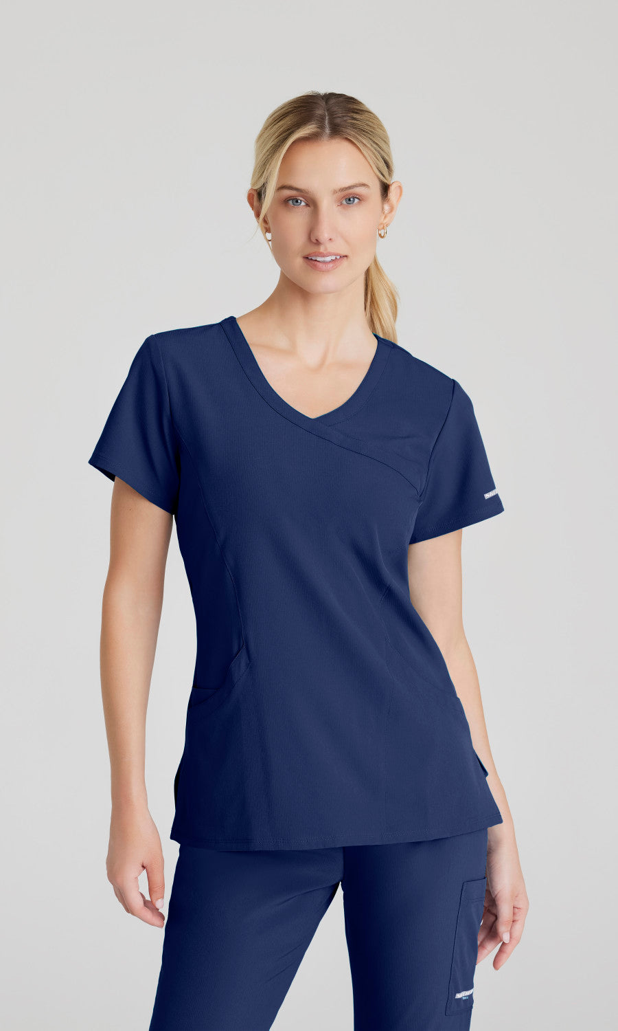 Skechers SK102 Reliance Scrub Top Navy