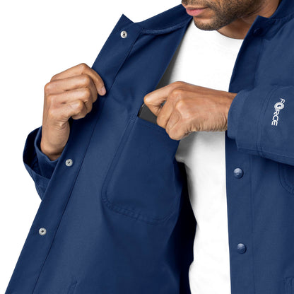 Force Essentials C85013 Unisex Chore Coat Navy Model Image Alternate | Carhartt