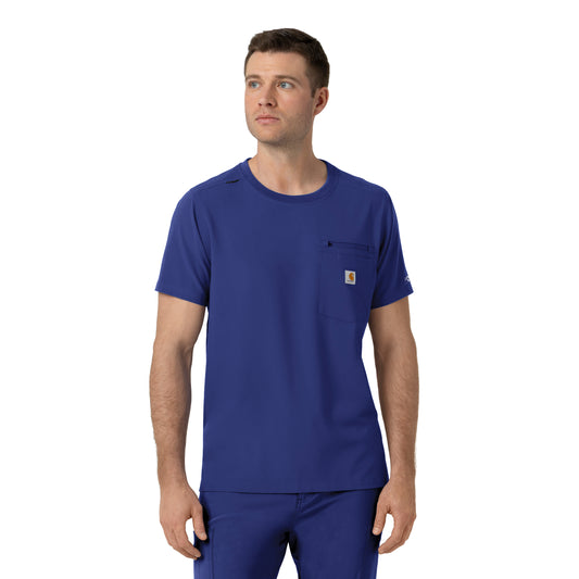 Force Cross-Flex C16510 Men's Crew Neck Scrub Top Galaxy Blue