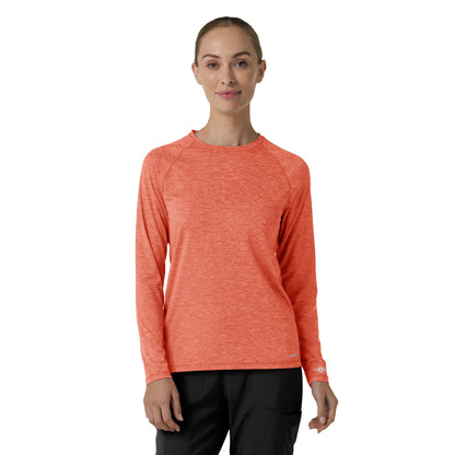 Layers C31009 Women's Performance Long Sleeve Tee Dusty Cedar Heather