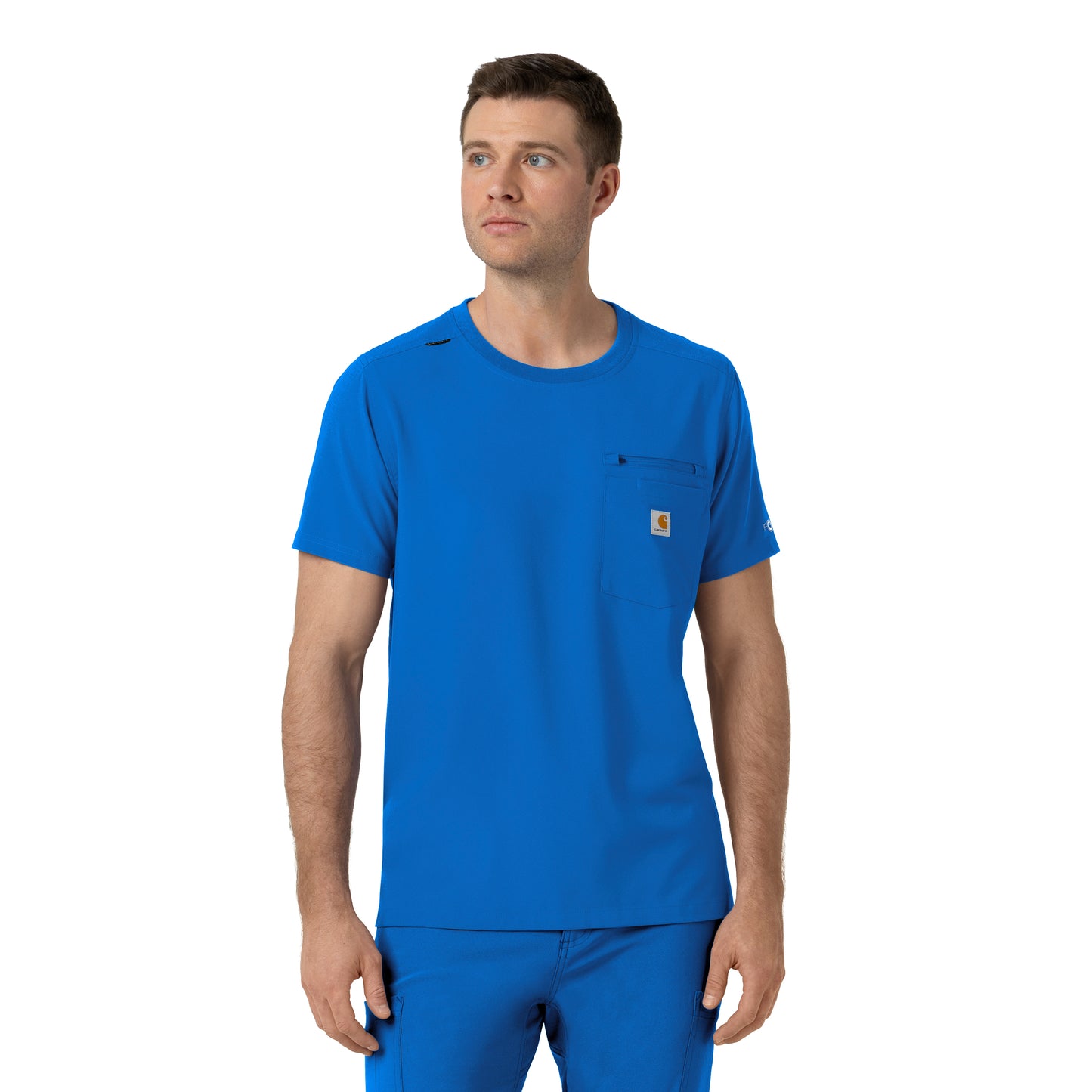 Force Cross-Flex C16510 Men's Crew Neck Scrub Top Royal