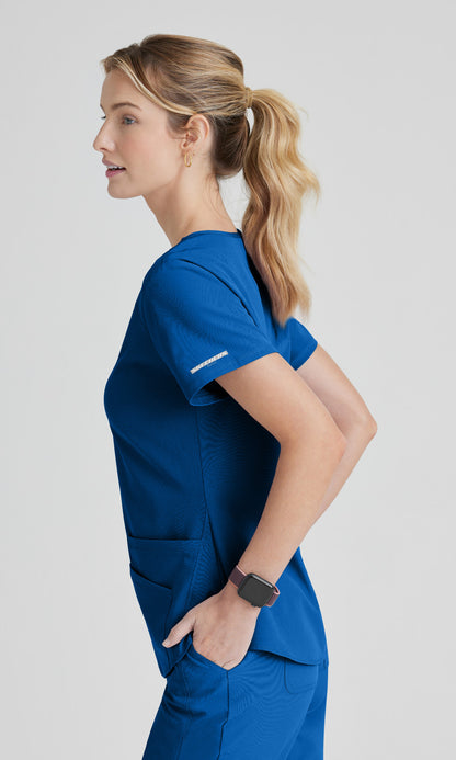 Skechers SK101 Breeze Scrub Top New Royal