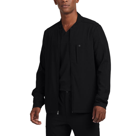 CRFT WJ705 Men's 3 Pocket Scrub Jacket Black Image