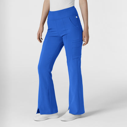 RENEW 5534 Cargo Flare Scrub Pants Royal Model Image Right Side | Wink