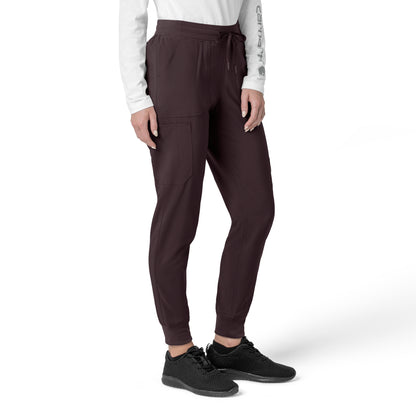 Force Cross-Flex C53110 Women's Cargo Jogger Scrub Pants Dark Sepia