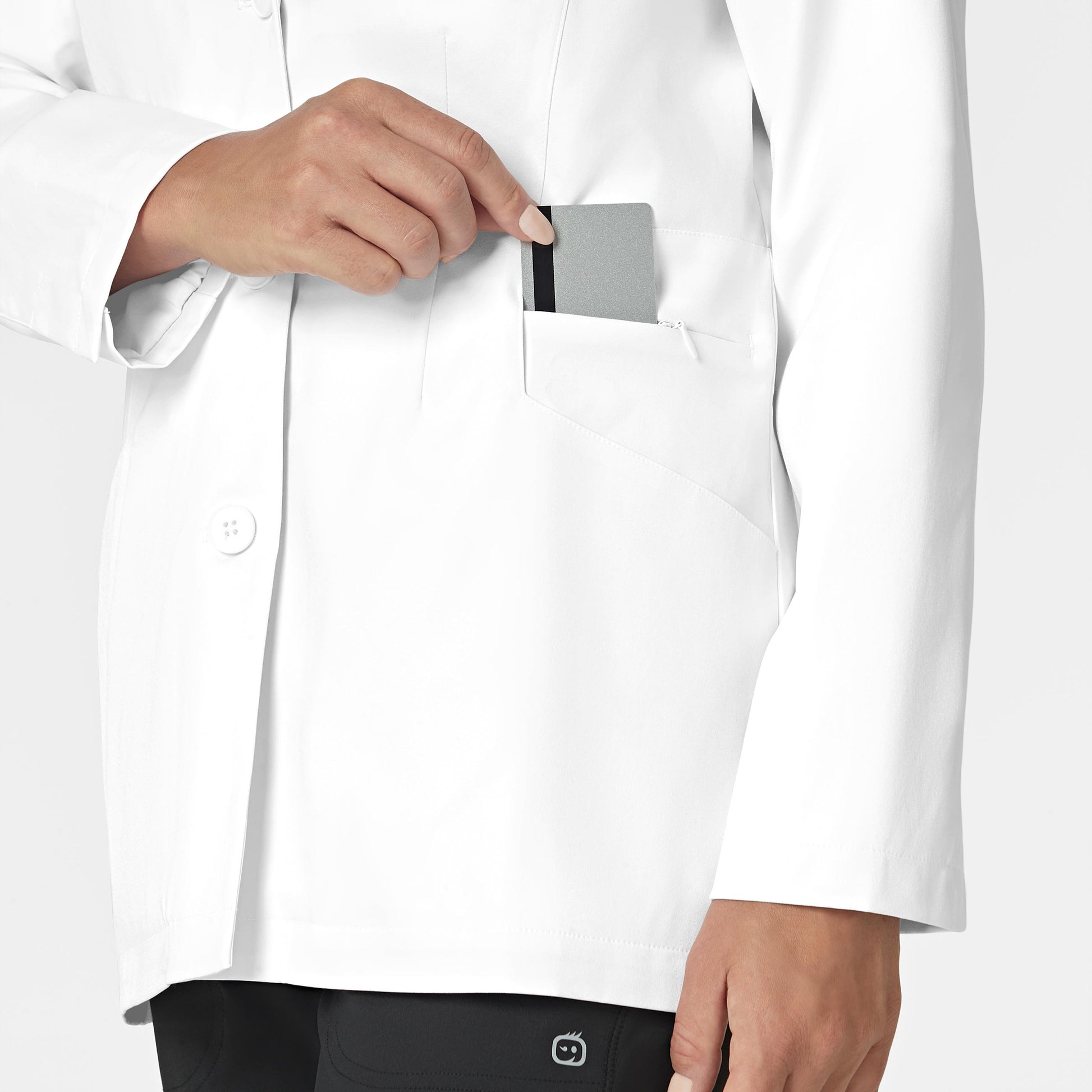 Slate 7272 28 Inch Doctors Coat White Model Image Alternate | Wink