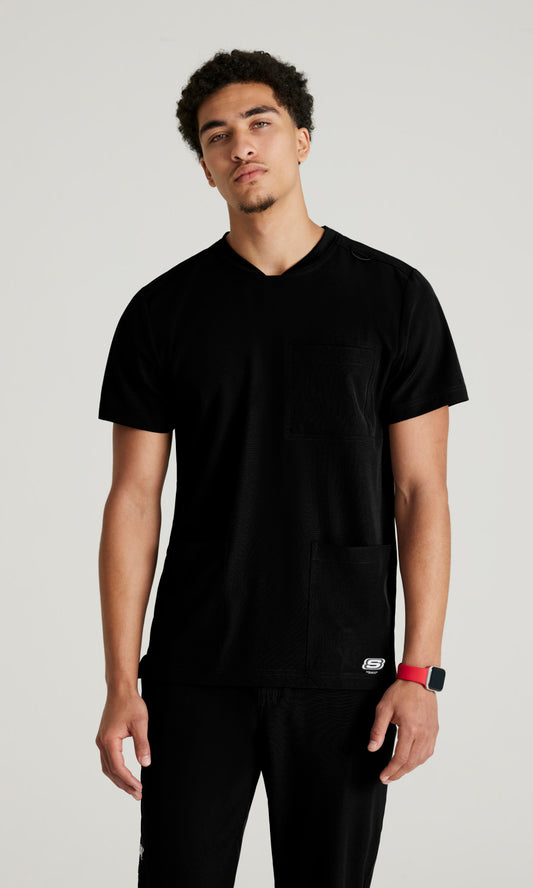 Skechers SKT193 Thesis Scrub Top Black