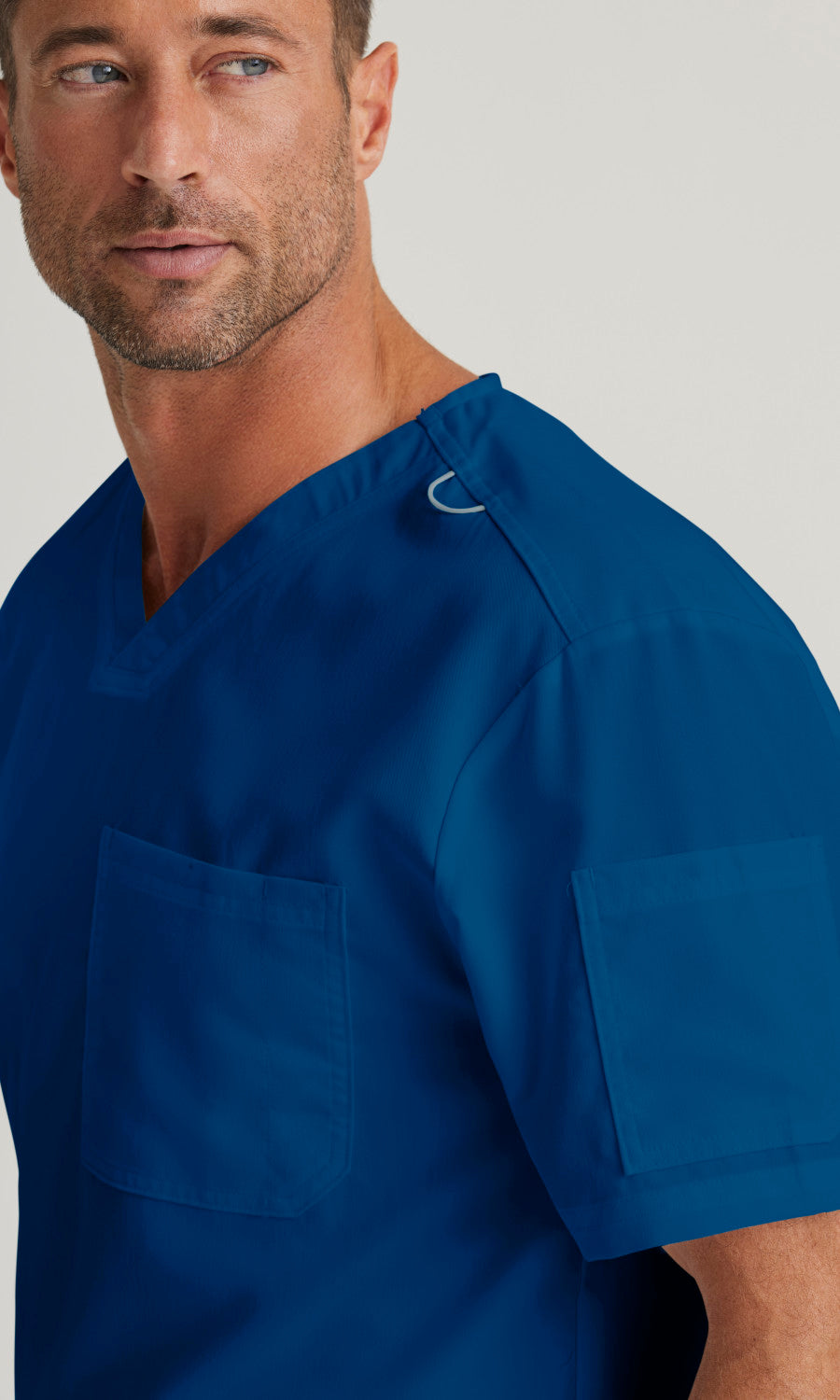 Grey's Anatomy GRT091 Evan Scrub Top Indigo