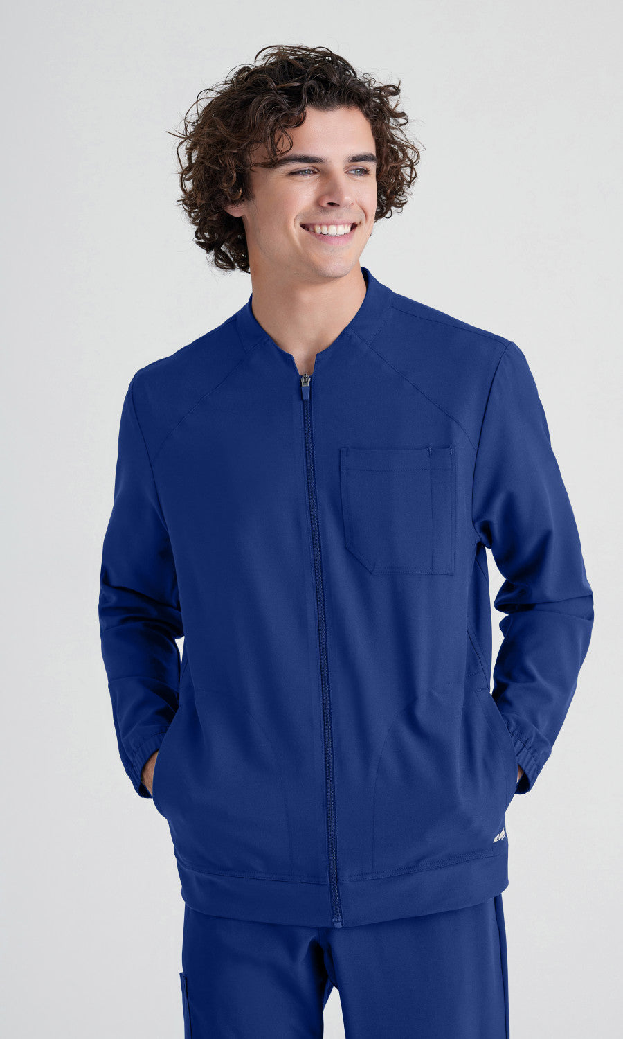 Cleveland Clinic Grey's Anatomy Evolve GSSW887 Cycle Scrub Jacket Indigo