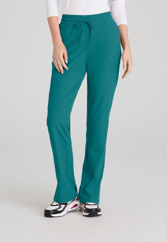 Skechers SKP623 Gamma Scrub Pants Teal Model Image Front | Barco